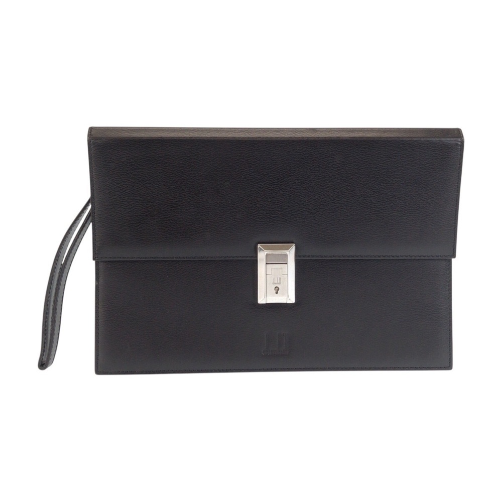 Dunhill LT9010A Black Leather Clutch Bag/Second Bag for Men